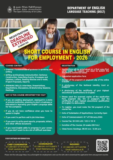 Short Course in English for Employment