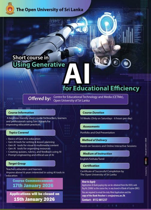 Short Course in Using Generative AI for Educational Efficiency